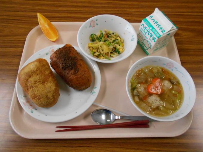 今日の給食です。