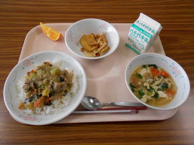 今日の給食です。