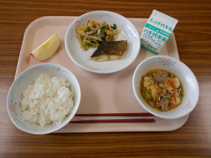 今日の給食です。