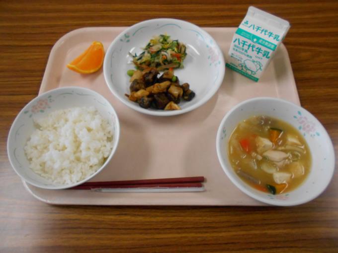 今日の給食です。