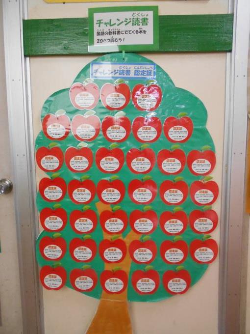 チャレンジ読書　認定証①