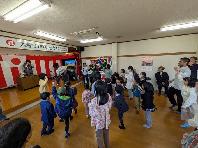 入学おめでとう会③