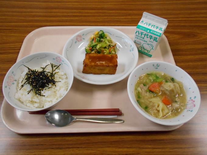 今日の給食です。
