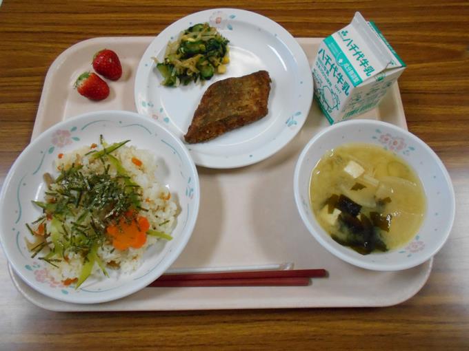 今日の給食です。