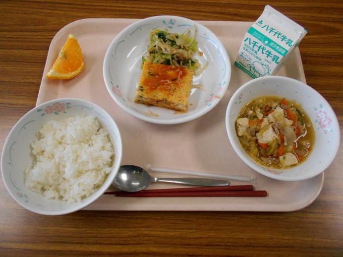 今日の給食です。
