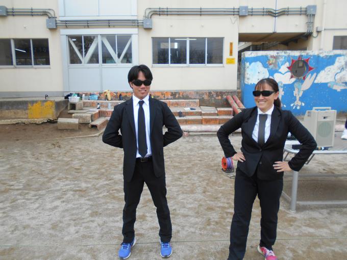 先生もハンター役で登場