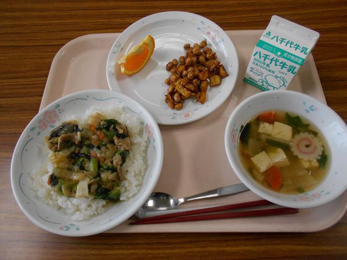 今日の給食です。