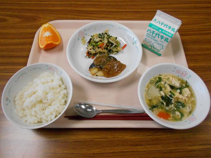 今日の給食です。