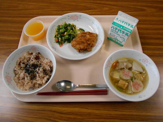 今日の給食です。