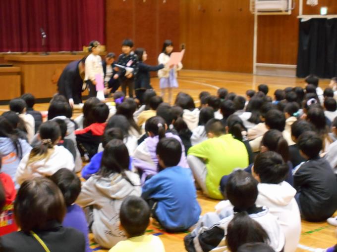 来年度の目標の発表