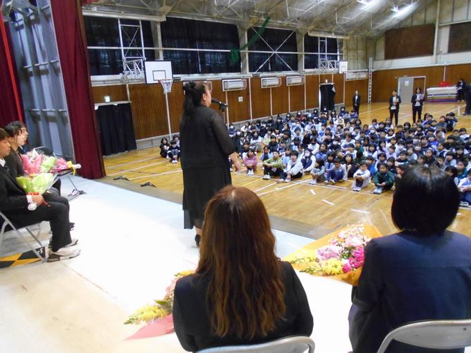 離任式の様子