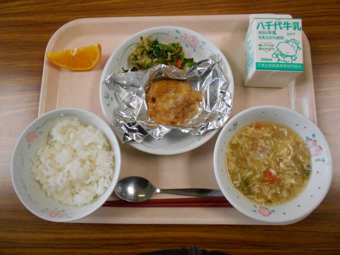 今日の給食です。