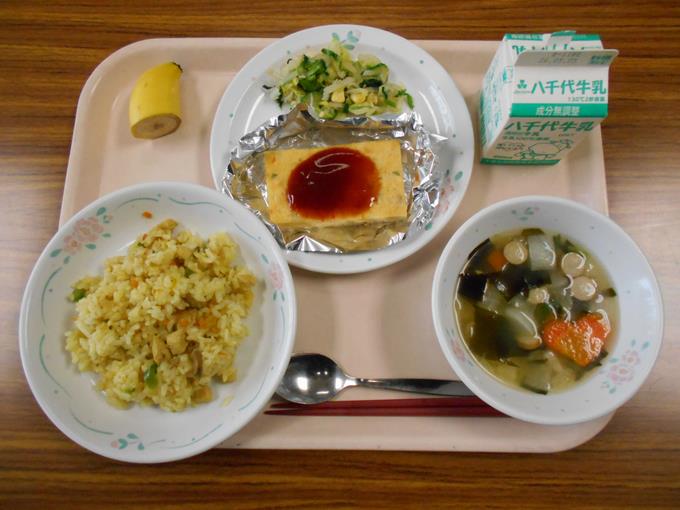 今日の給食です。