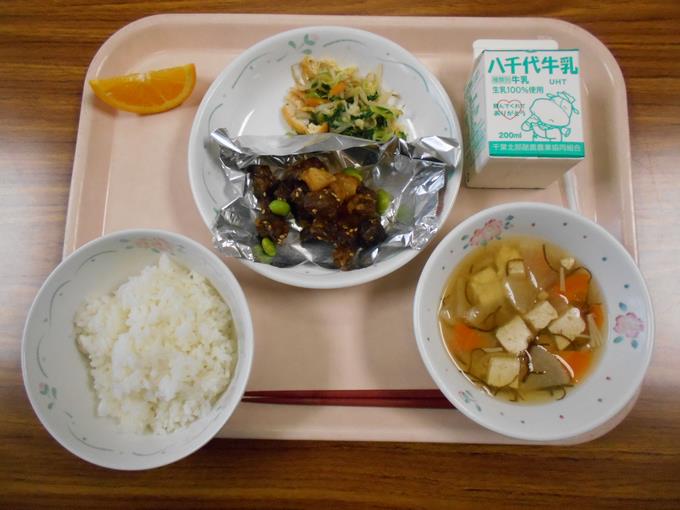 今日の給食です。