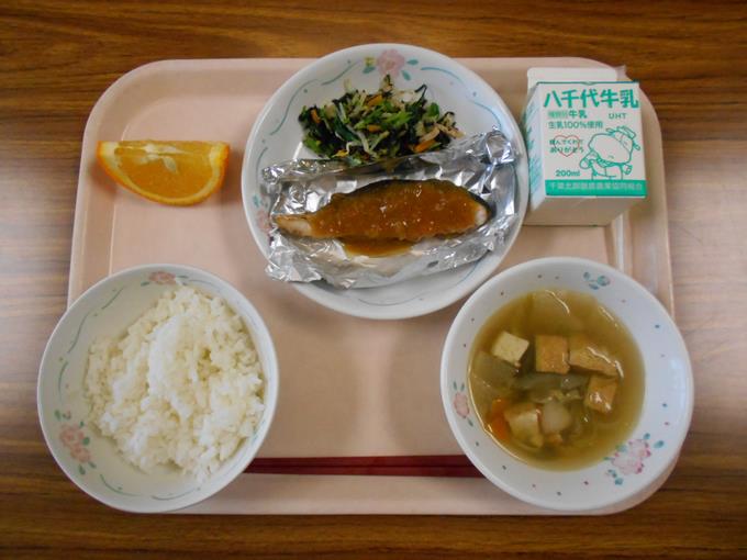 今日の給食です。