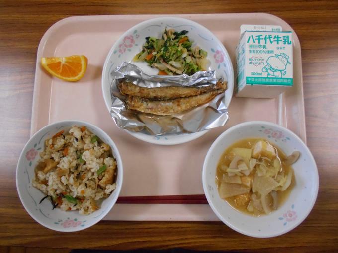 今日の給食です。