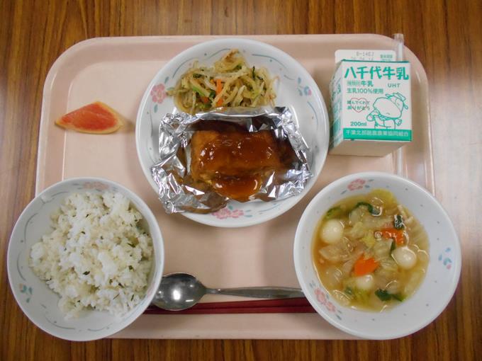 今日の給食です。