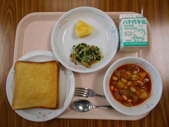 今日の給食です。