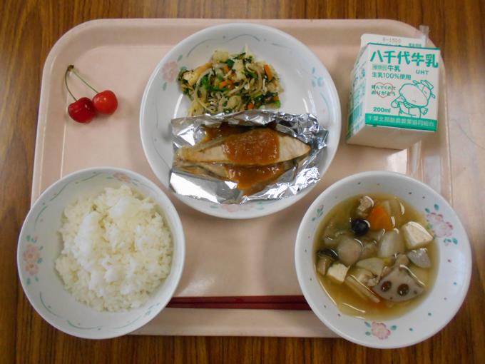 今日の給食です。