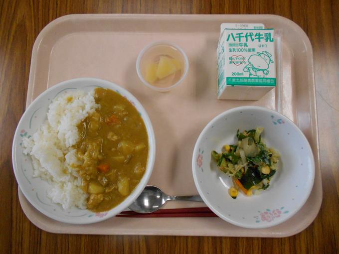今日の給食です。