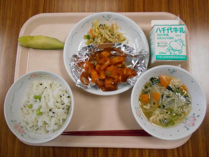 今日の給食です。