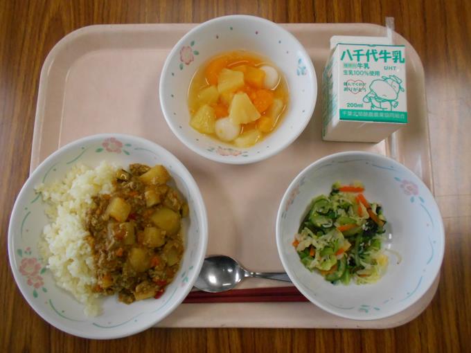 今日の給食です。