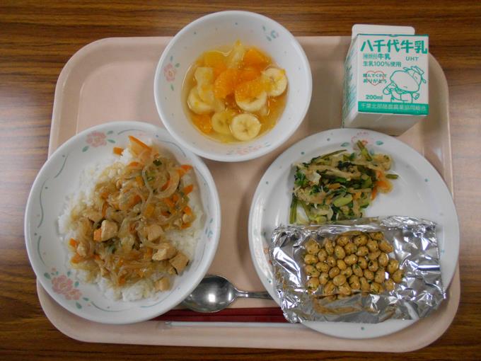 今日の給食です。