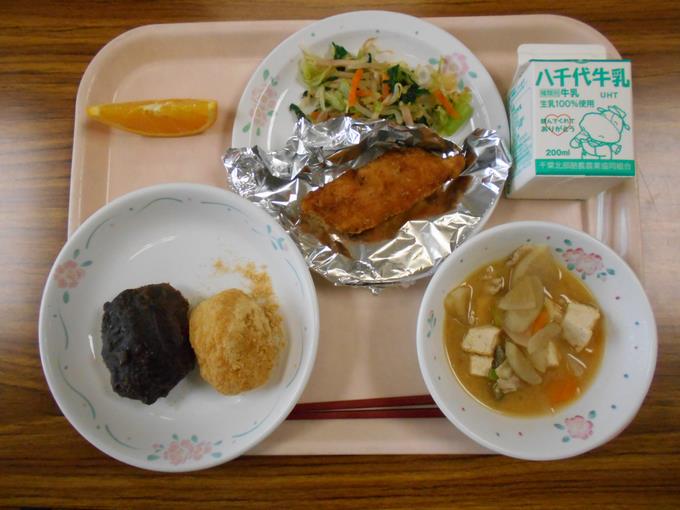 今日の給食です。
