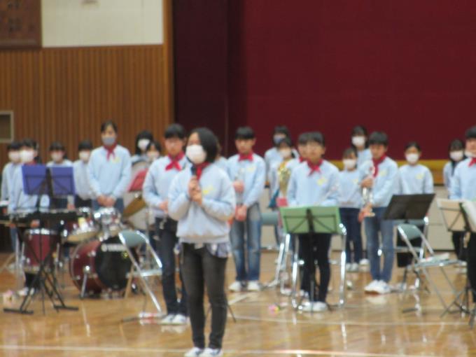 フィナーレ 部長挨拶