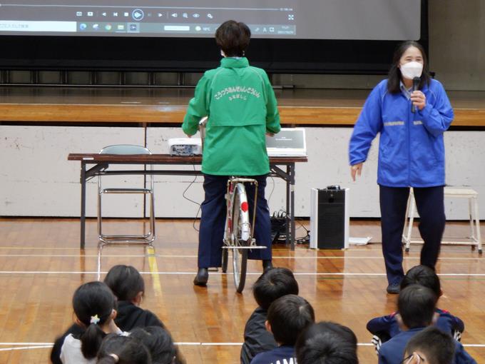 安全な自転車の高さ