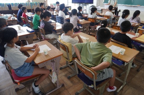 2年生以上は、昨年度も行っているので、みなさん落ち着いた様子です。