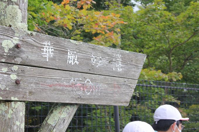 華厳の滝まであと少し!