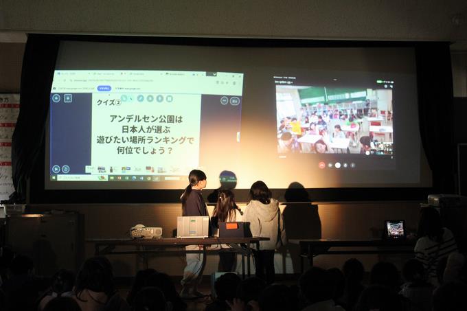船橋市についてのクイズをだしました