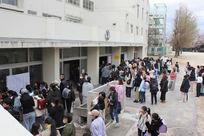 学級発表の様子