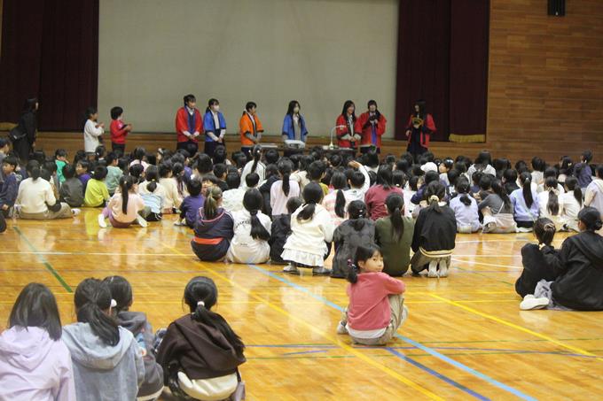 薬南小児童のみんな、心待ちにしていました！