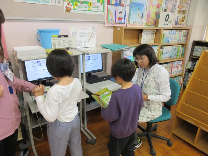 バーコードを読み取り中