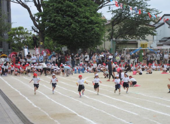 1年生初めての運動会