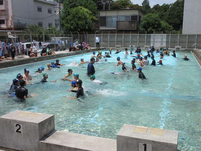 水慣れの様子