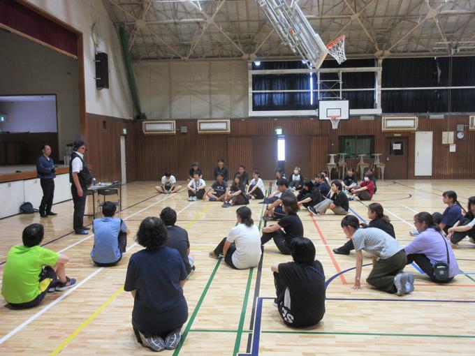 警察の方からの講話