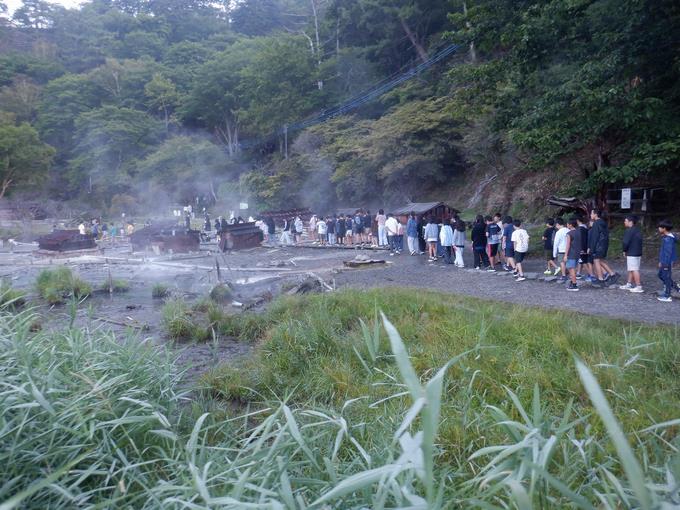 源泉への散歩