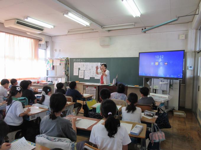 各グループに分かれて