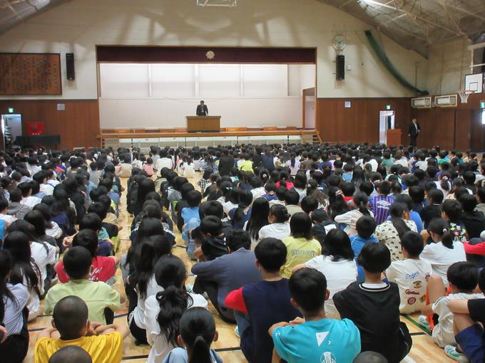 上級生の立派な態度