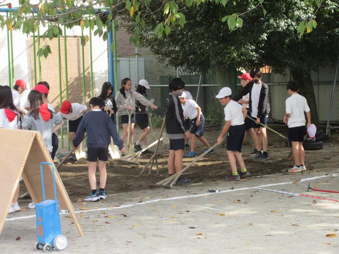 みんなで準備中