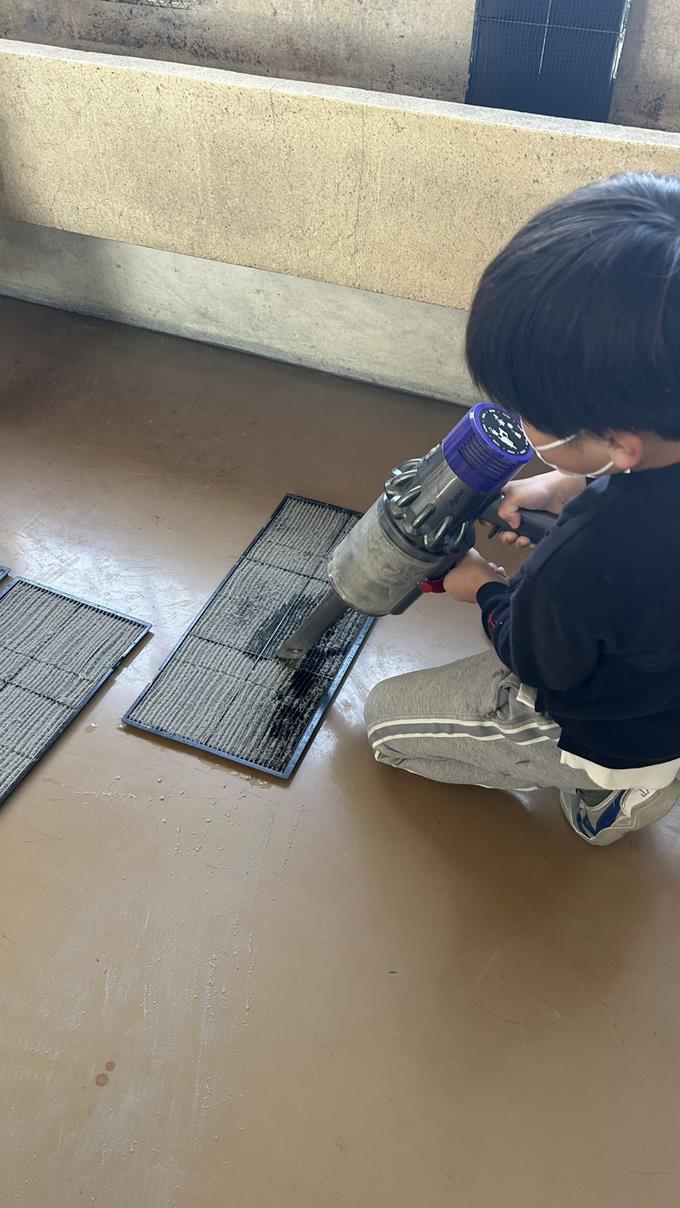 児童もいっしょに