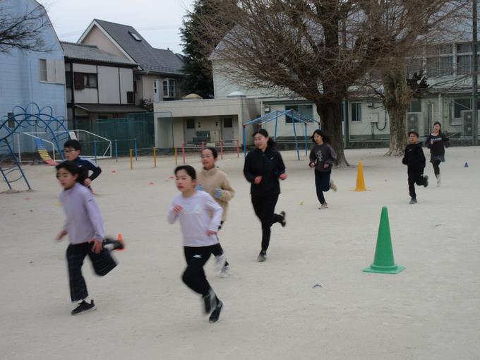 先生もがんばっています
