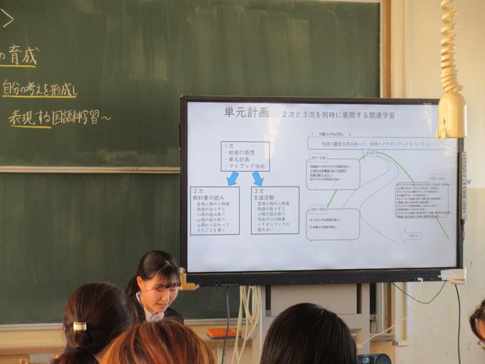 各学年からの発表