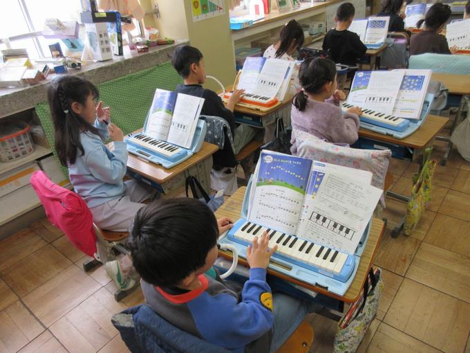 リズムに合わせて