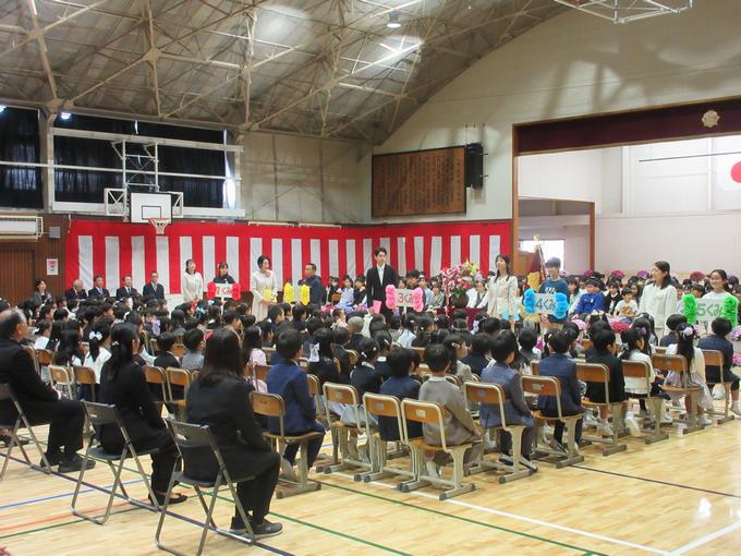 入学式の様子(入場後)