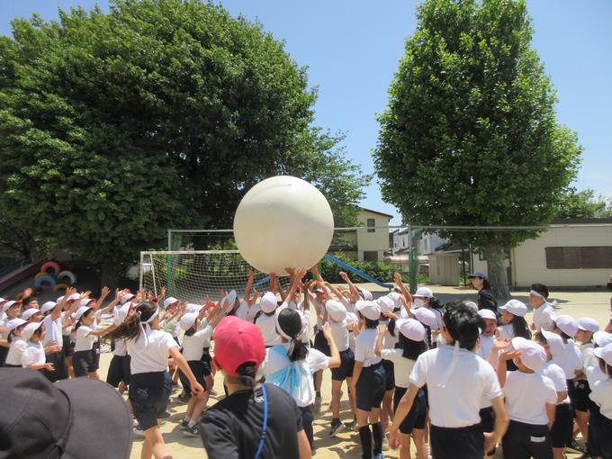 全校大玉送り②