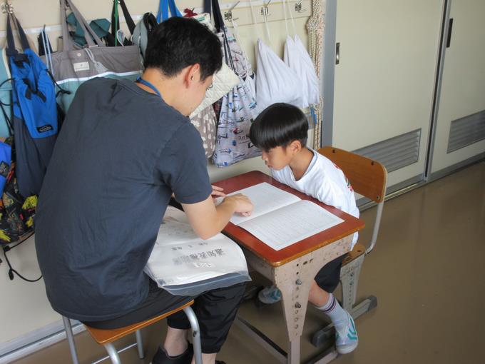 1年生初めての通知表